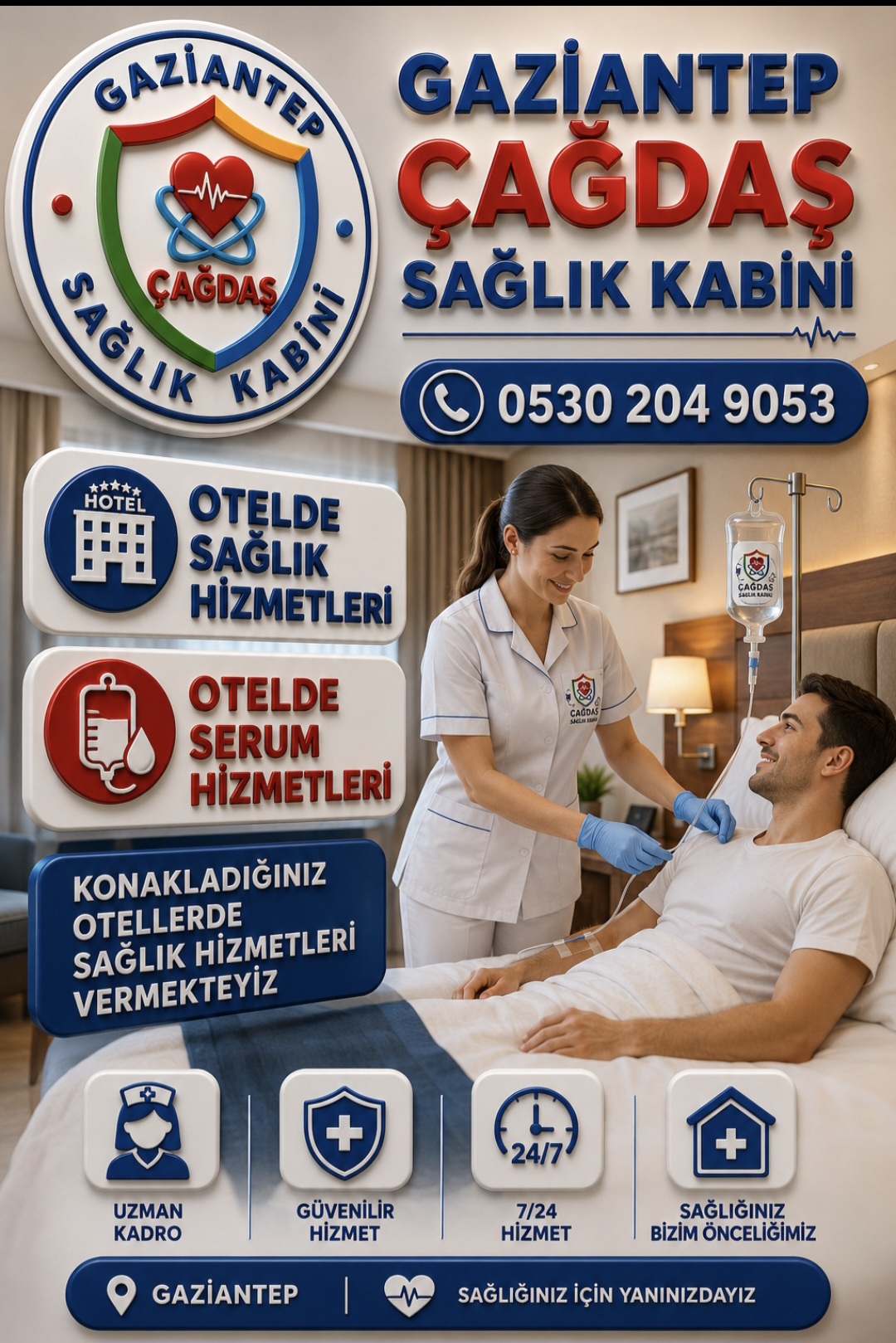 Gaziantep Otelde Sağlık Hizmetleri 